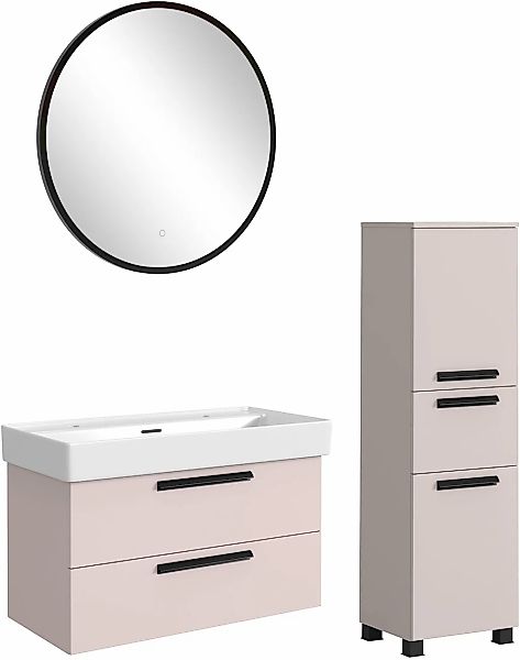 welltime Badmöbel-Set "SALVADA, 3tlg-Set, gedämpfte Scharniere, Softclose, günstig online kaufen