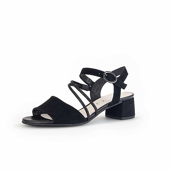 Gabor Riemchensandale "Riemchensandale Materialmix Leder/Lederimitat" günstig online kaufen