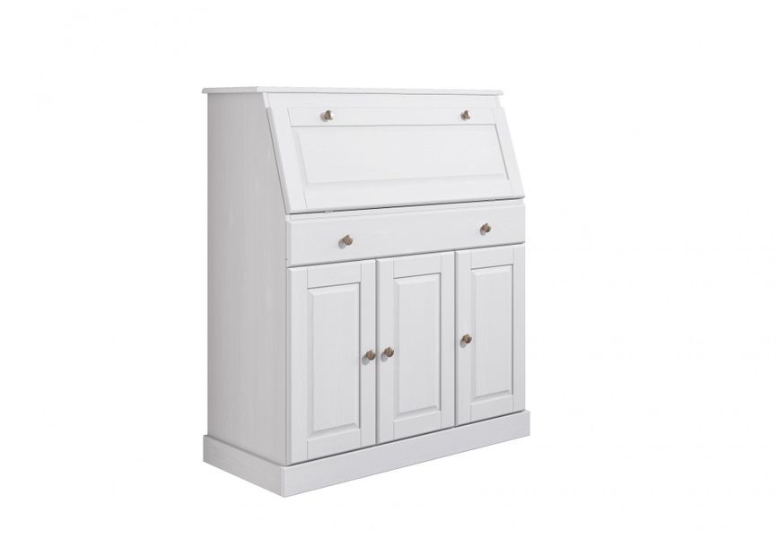 Home affaire Sekretär "Rossi" aus massiver Kiefer, variabel verstellbare Ei günstig online kaufen