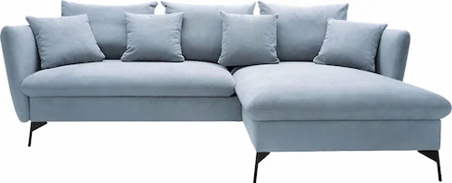 OTTO home Ecksofa »LIVORNO,258 cm, L-Form,« Schlaffunktion u. Bettkasten (1 günstig online kaufen