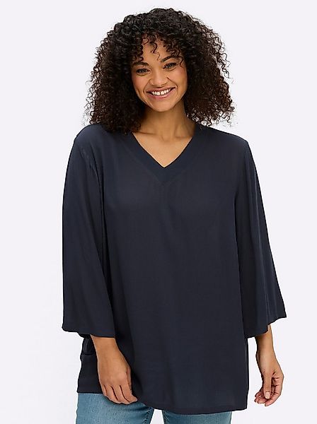 Sheego Klassische Bluse Tunika 3/4-Arm günstig online kaufen