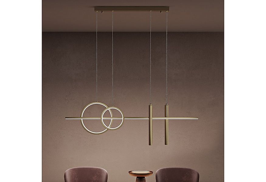 doporro LED Pendelleuchte Hängeleuchte LED Kronleuchter Höhenverstellbar mi günstig online kaufen