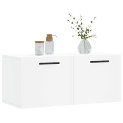 vidaXL Hängeschrank Wandschrank Weiß 80x36,5x35 cm günstig online kaufen