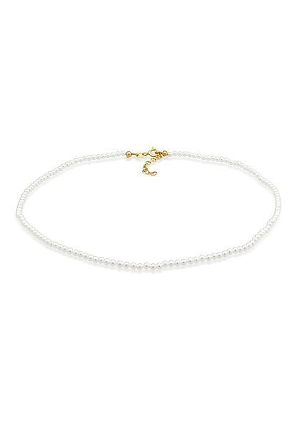 Elli Perlenkette Choker Muschelkernperlen 925 Silber günstig online kaufen