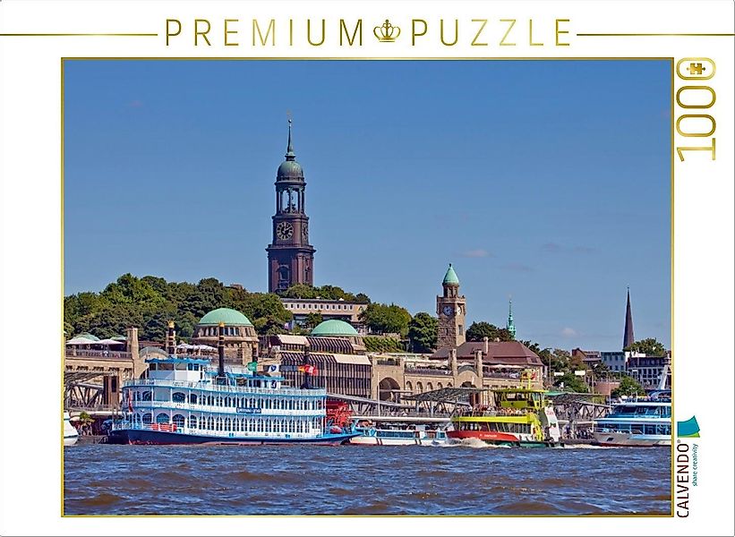 CALVENDO Puzzle CALVENDO Puzzle HAMBURG Landungsbrücken günstig online kaufen