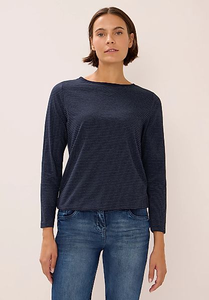 Cecil Langarmshirt, im soften Baumwoll-Mix günstig online kaufen