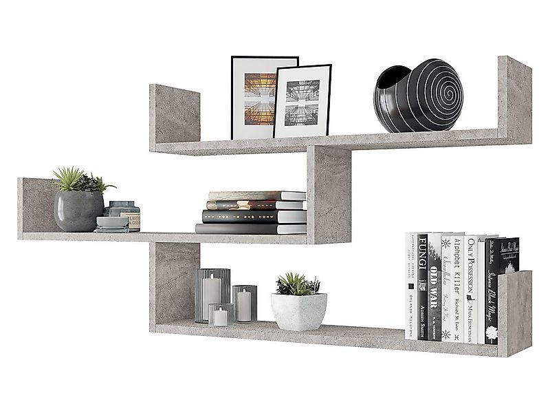 MIRJAN24 Wandregal Trio 003, 119x18x55 cm, mit Haken zum Aufhängen günstig online kaufen