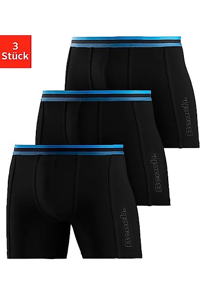 Bench. Langer Boxer Packung, 3 Stk. Unterhosen mit elastischem Bund und Log günstig online kaufen