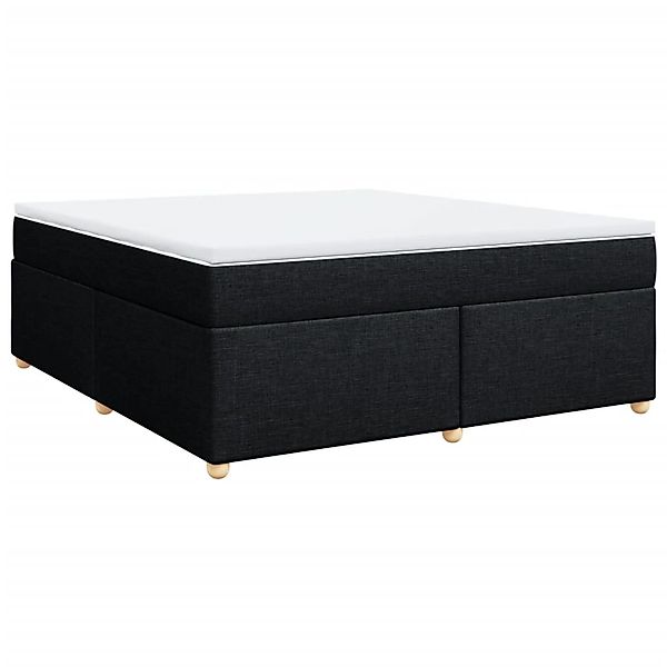 vidaXL Boxspringbett mit Matratze Schwarz 180x200 cm Stoff 3285396 günstig online kaufen