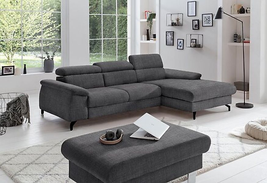 COTTA Polstergarnitur »Komaris L-Form«, (Set), Set bestehend aus: Ecksofa m günstig online kaufen