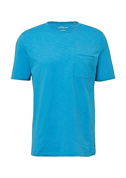 s.Oliver T-Shirt mit offenen Kanten günstig online kaufen