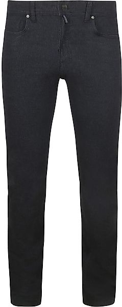 Pierre Cardin Trousers Lyon Tapered Druck Navy - Größe W 34 - L 34 günstig online kaufen
