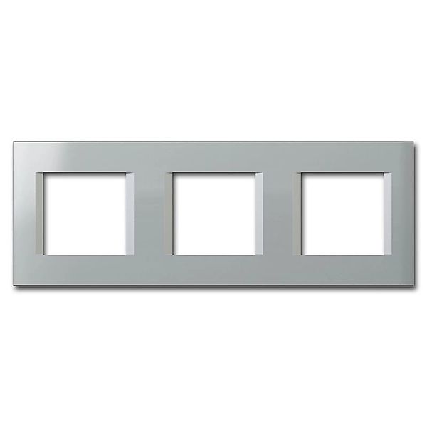 TEM MODUL PLUS 3-Fach UP Rahmen Silber Elox Line günstig online kaufen