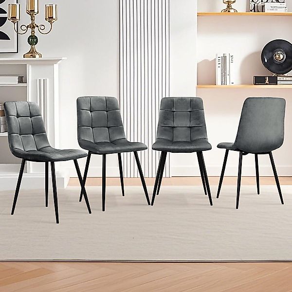HOMELUX 4-Fußstuhl Esszimmerstühle Küchenstuhl 4er Set günstig online kaufen