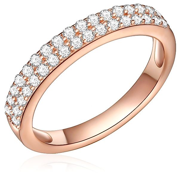 Rafaela Donata Silberring roségold, mit funkelnden günstig online kaufen