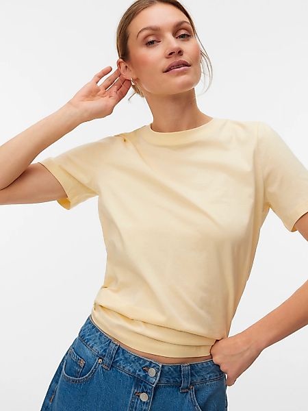 Vero Moda Kurzarmshirt "VMPAULINA SS T-SHIRT GA JRS NOOS" Baumwolle, regula günstig online kaufen