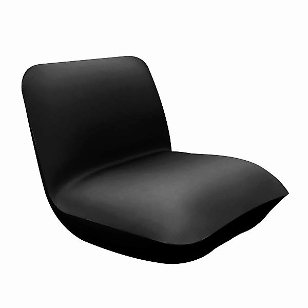 Vondom - Pillow Outdoor Loungesessel - schwarz/matt/HxBxT 75x82x94cm günstig online kaufen