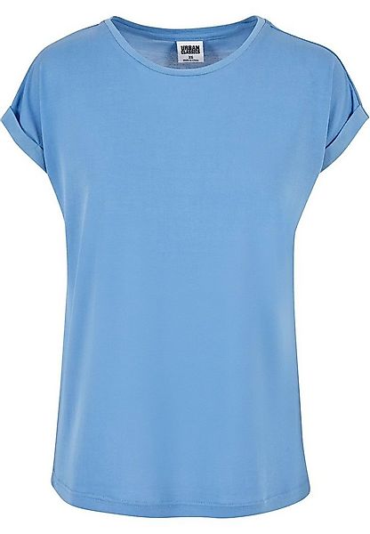 URBAN CLASSICS Kurzarmshirt Urban Classics Damen Ladies Modal Extended Shou günstig online kaufen