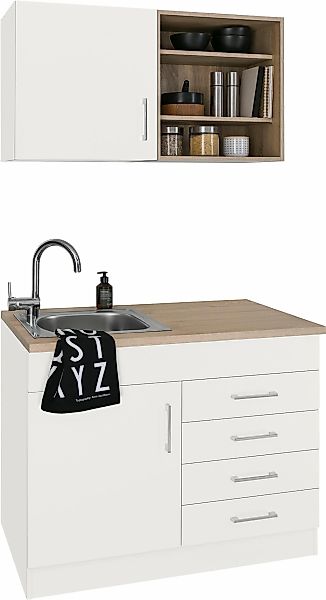 KOCHSTATION Pantryküche "KS-Mali" Breite 100 cm, wahlweise mit E-Geräten günstig online kaufen
