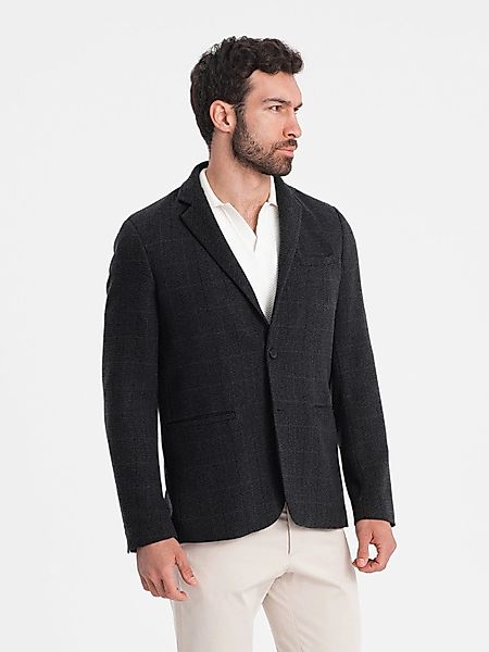 OMBRE Sakko Sakko aus feinem Karo-Jacquard günstig online kaufen