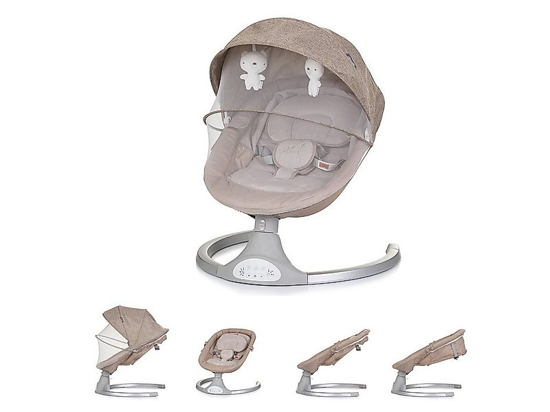 Chipolino Babywippe Babywippe Nest Musik, Fernbedienung, Kissen, Gurt, Time günstig online kaufen