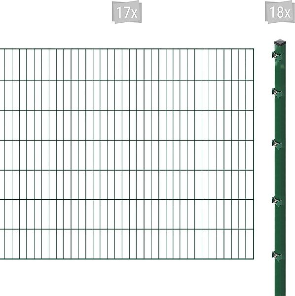 Arvotec Einstabmattenzaun "ESSENTIAL 140 zum Aufschrauben", Zaunhöhe 140 cm günstig online kaufen