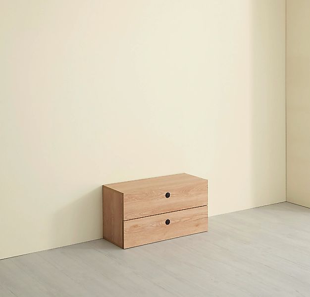 Möbilia Schubkasten Set, 2 Stk. tlg. Griffe und Laufschienen aus Metall günstig online kaufen