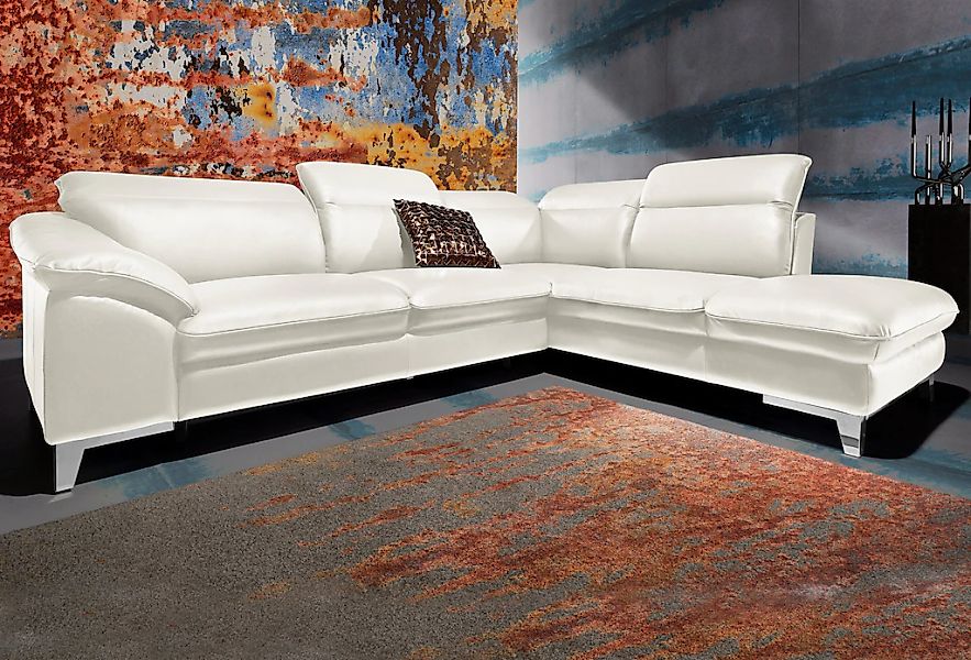 COTTA Polstergarnitur "Teresa L-Form" Set, Set bestehend aus: Ecksofa mit K günstig online kaufen