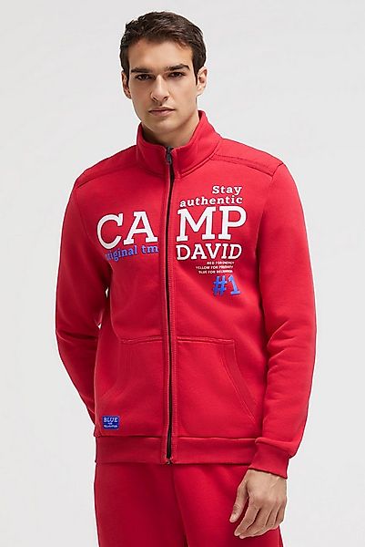 CAMP DAVID Sweatjacke mit Stehkragen günstig online kaufen