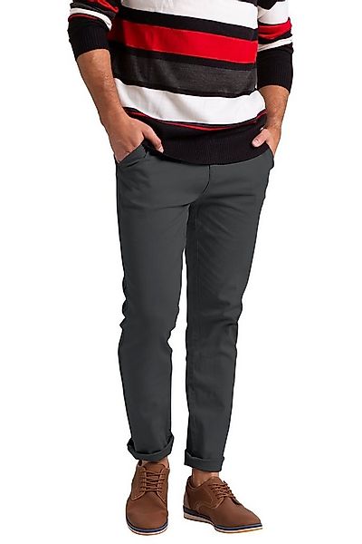 BlauerHafen Chinohose Slim-Fit-Chinos für Herren klassischer Stretch-Chinoh günstig online kaufen