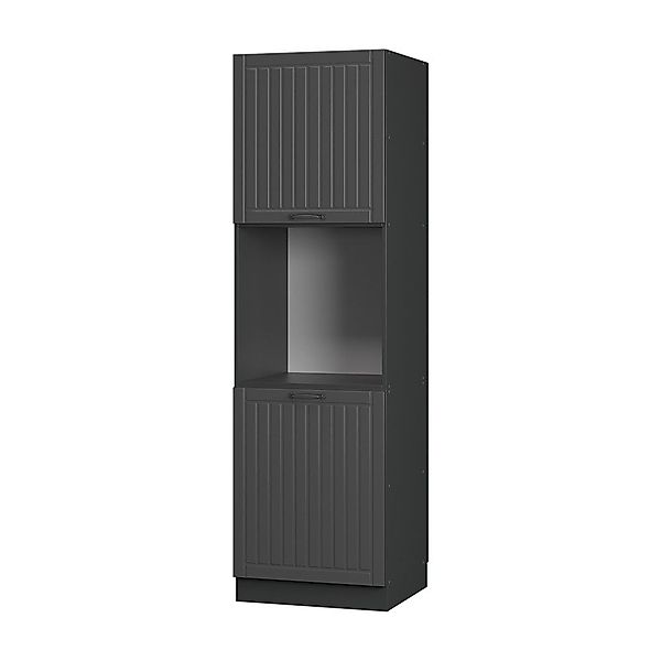 Vicco Herdumbauschrank Fame-Line, Dunkelgrau/Anthrazit, 60 cm günstig online kaufen