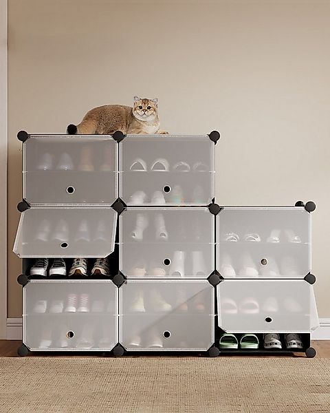 Sekey Schuhregal Schuhregal Schuhschrank Schuh-Organizer Stecksystem DIY-Re günstig online kaufen