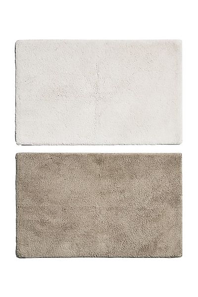 Next Badematte Badematten im 2er-Set aus 100% Baumwolle, Höhe 80 mm, Baumwo günstig online kaufen