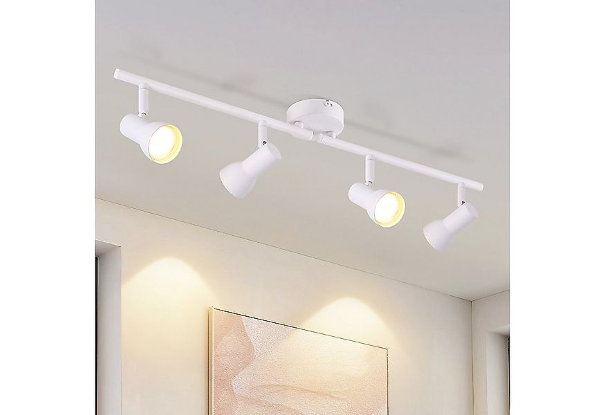 Nettlife Deckenstrahler 4 Flammig Deckenleuchte GU10 Deckenspots Modern Inn günstig online kaufen
