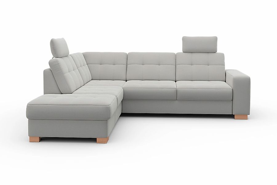 sit&more Ecksofa »Quincy L-Form« wahlweise mit Bettfunktion und Bettkasten günstig online kaufen