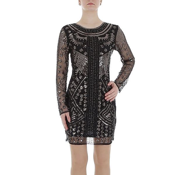 Ital-Design Partykleid Damen Party & Clubwear Pencil (86365300) Pailletten günstig online kaufen