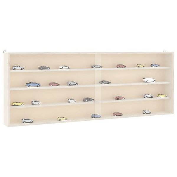 vidaXL Vitrine Sammlervitrine aus Holz mit Türen 100x8,5x37 cm günstig online kaufen