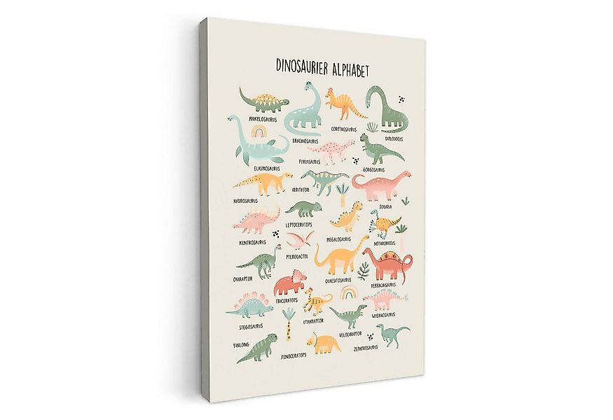 OneMillionCanvasses® Leinwandbild Pädagogisch - Alphabet lernen - Jungen - günstig online kaufen