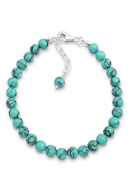 Elli Armband Türkis Edelstein Kugeln Howlith günstig online kaufen