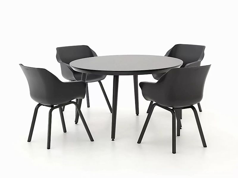 Hartman Sophie Element/Studio ø 128 cm Gartenmöbel-Set 5-teilig günstig online kaufen