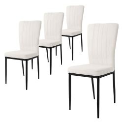 ML-DESIGN Stuhl Esszimmerstuhl mit Rückenlehne Samtbezug günstig online kaufen