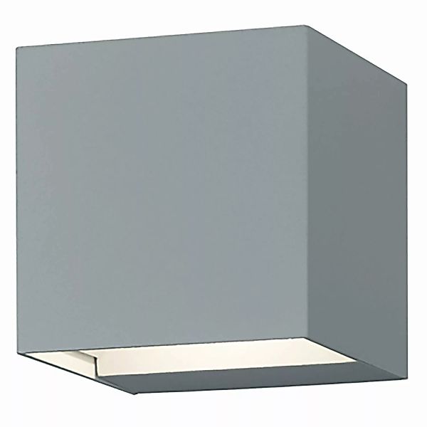home24 Trio LED-Wandleuchte Adaja Weiß Aluminium 2-flammig 3W 8x8x8 cm (BxH günstig online kaufen