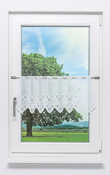 LYSEL® Scheibengardine Rautendesign, (1 St), transparent, günstig online kaufen