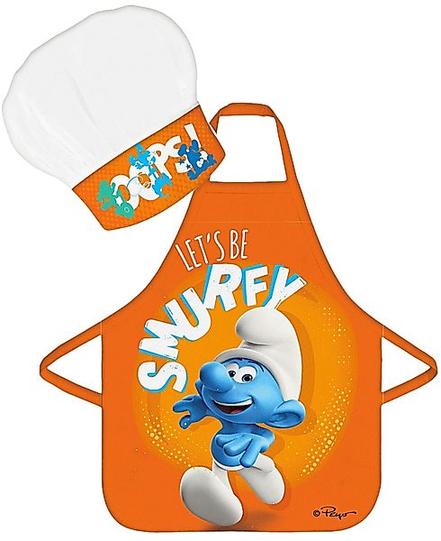 Die Schlümpfe Kochschürze, (2-tlg), Kinder Koch-Set günstig online kaufen