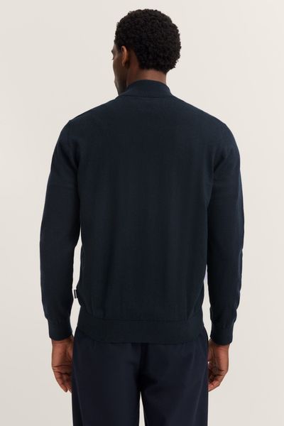 bugatti Strickjacke Regular Fit mit Reißverschluss günstig online kaufen