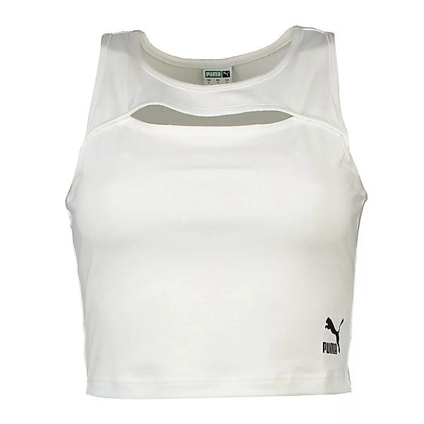 Puma Select Classics Cut-out Ärmelloses T-shirt M Puma White günstig online kaufen