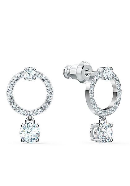 Swarovski Paar Ohrstecker Constella Pavé Attract Drop Circle, mit Swarovski günstig online kaufen