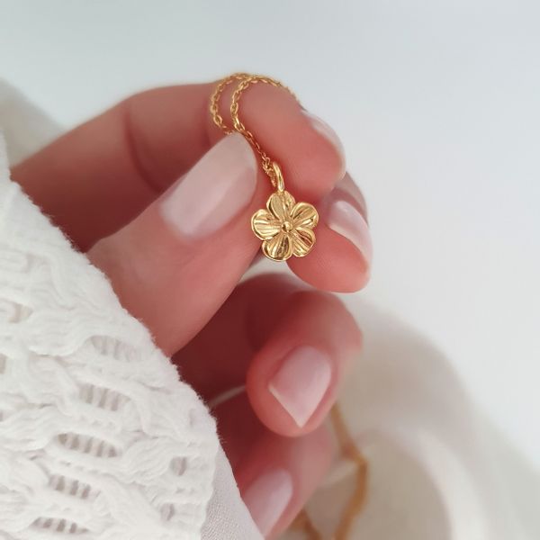 SCHOSCHON Kette mit Anhänger Kirschblüten (Blumenanhänger, günstig online kaufen