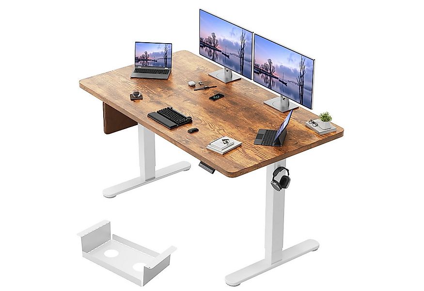 HOMALL Schreibtisch Höhenverstellbarer Schreibtisch mit 4-stufiger Höhenspe günstig online kaufen