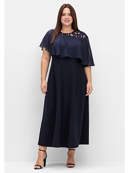 Sheego Abendkleid Große Größen mit Cape günstig online kaufen
